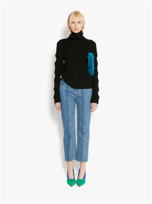 Turtleneck with cut out JW ANDERSON | KW0697YN0008999